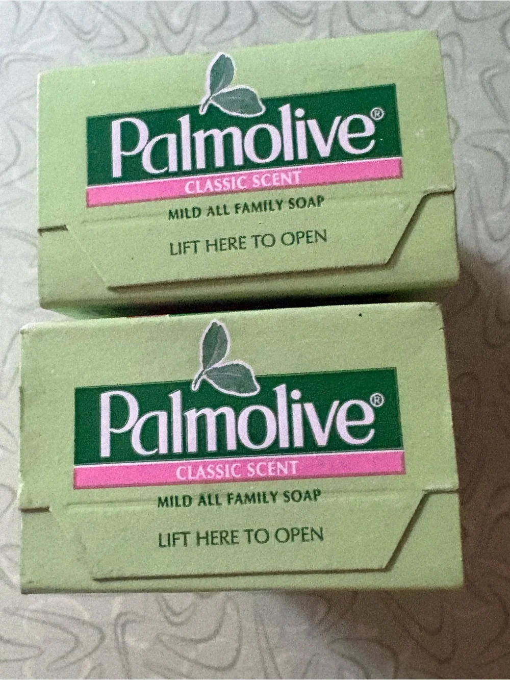 Vtg Lot of 2 Palmolive Classic Scent Mild All Family Bar Soap (3.2 oz Each) — NO